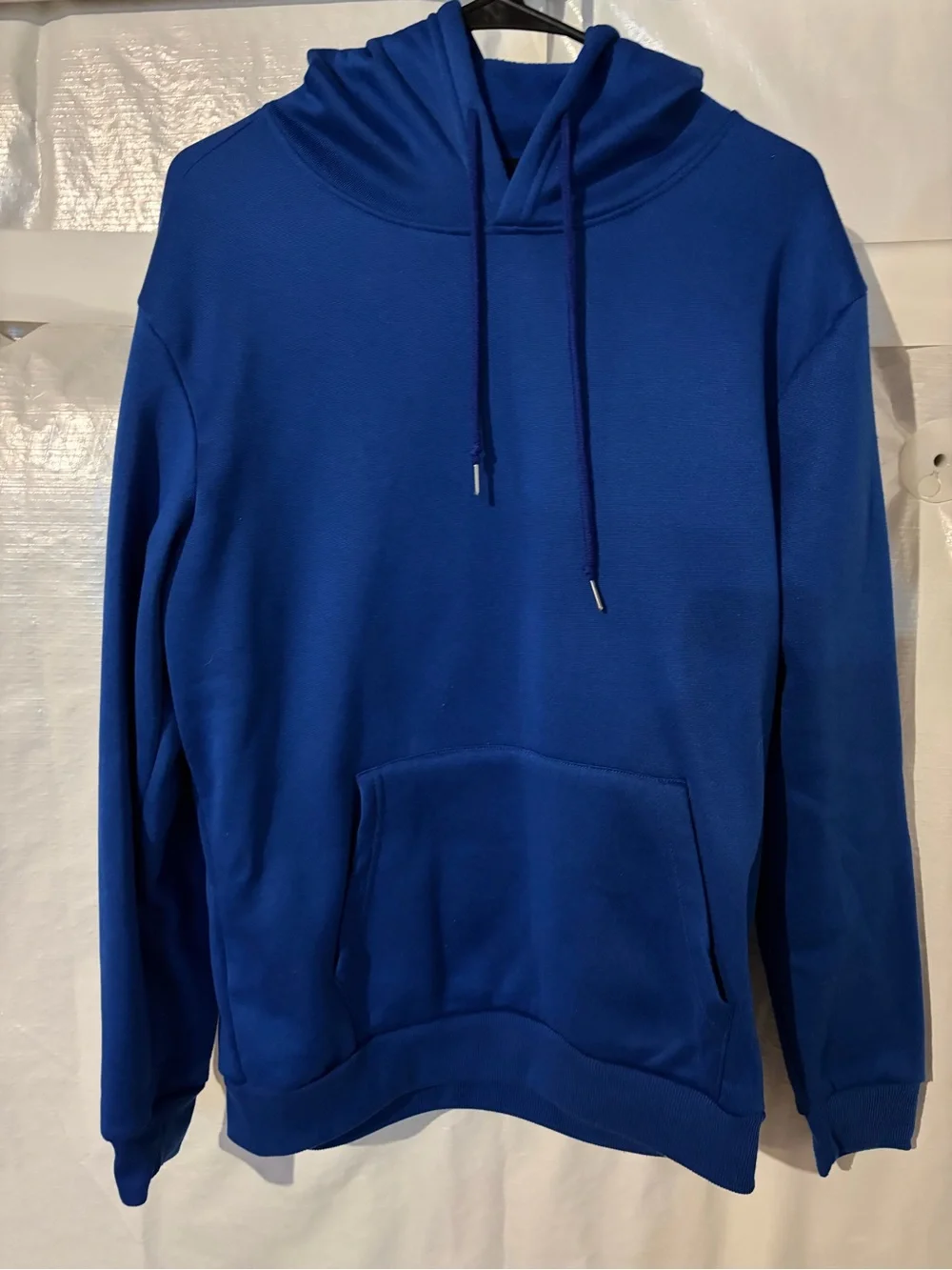 Men's Blue Pullover Hoodie Sweatshirt